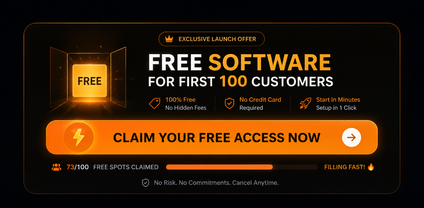 Exclusive launch offer: claim your free access now